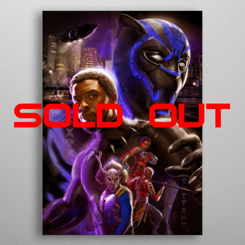 Displate Metal-Poster "Black Panther" *AUSVERKAUFT*
